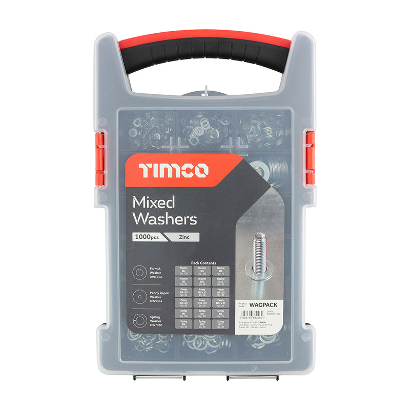 TIMCO Washers Mixed Grab Pack