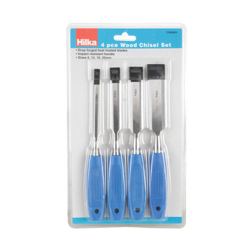Hilka Wood Chisel Set, 4pc