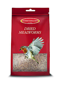 Johnston & Jeff Dried Mealworms 100g