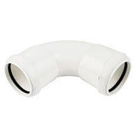 Floplast pushfit waste 92.5 degree bend 40mm white WP15