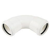 Floplast pushfit waste 92.5 degree bend 40mm white WP15