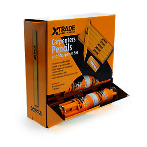 XTrade Carpenters Pencils and Sharpener Set