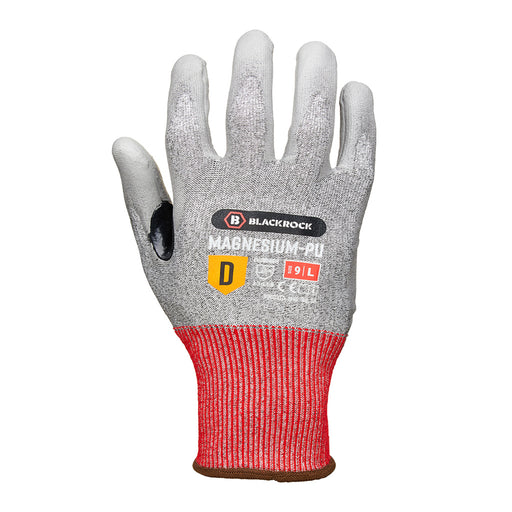Blackrock Magnesium-PU Cut Resistant Gloves Pair - size 9/L (Plain Polybag)