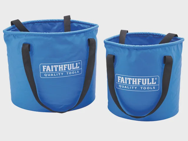 Faithfull 12L & 20L Collapsible Bucket Pack