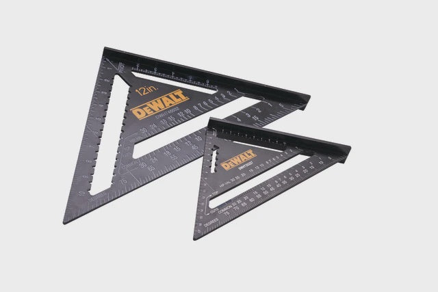 DeWalt 175mm (7in) & 300mm (12in) Rafter Square Twin Pack
