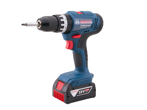 Bosch 18V Combi Drill with 2 x 4Ah Li-ion Batteries