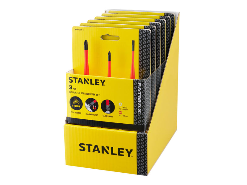 Stanley 3 Piece VDE Screwdriver Set