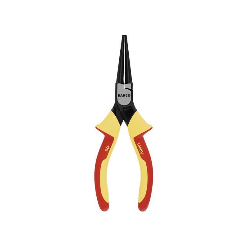 Bahco 2521S ERGO™ Insulated Round Nose Pliers 140mm (5.1/2in) Bahco - RockBottom Northampton