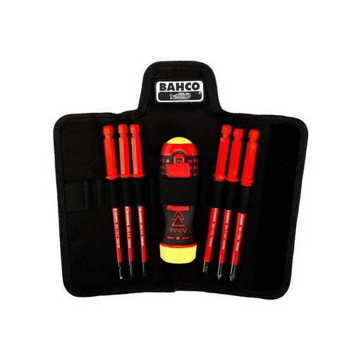 Bahco Insulated Ratcheting Screwdriver Set, 6 Piece Bahco - RockBottom Northampton