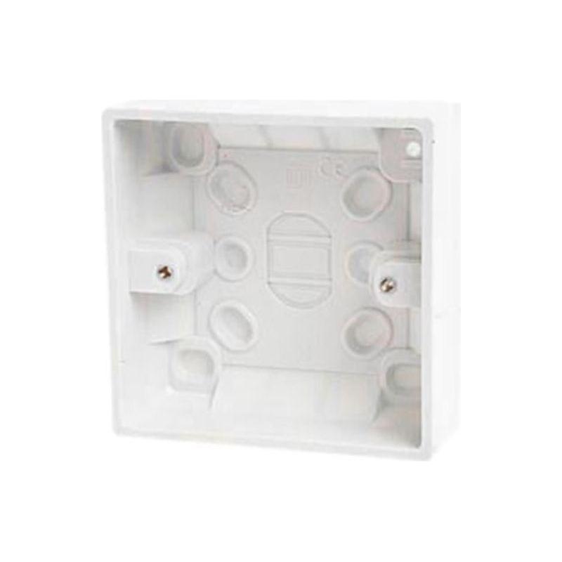 Dencon Pattress Box 1-Gang 28/32mm Dencon - RockBottom Northampton