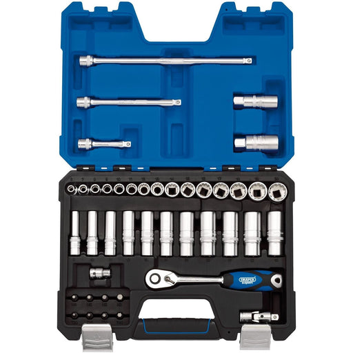 Draper Multi-Drive Metric Socket Set, 3/8" Sq. Dr. (42 Piece) 16480 Draper - Town Tools 