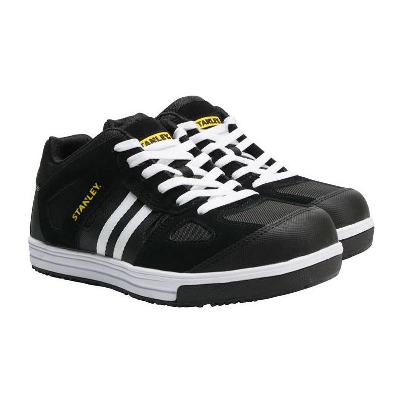 Stanley® Clothing Cody Safety Trainers Black/White Stripe UK 12 EUR 46 STANLEY® Clothing - RockBottom Nothampton