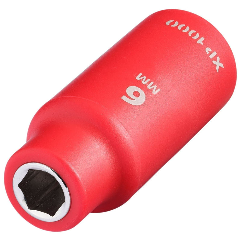 Draper XP1000 VDE Socket, 1/4" Sq. Dr., 6mm Draper - Town Tools