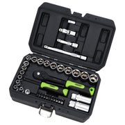 Draper HI-TORQ Metric Socket and Bit Set, 1/4" and 3/8" Sq. Dr. (48 Piece) Draper - Town Tools