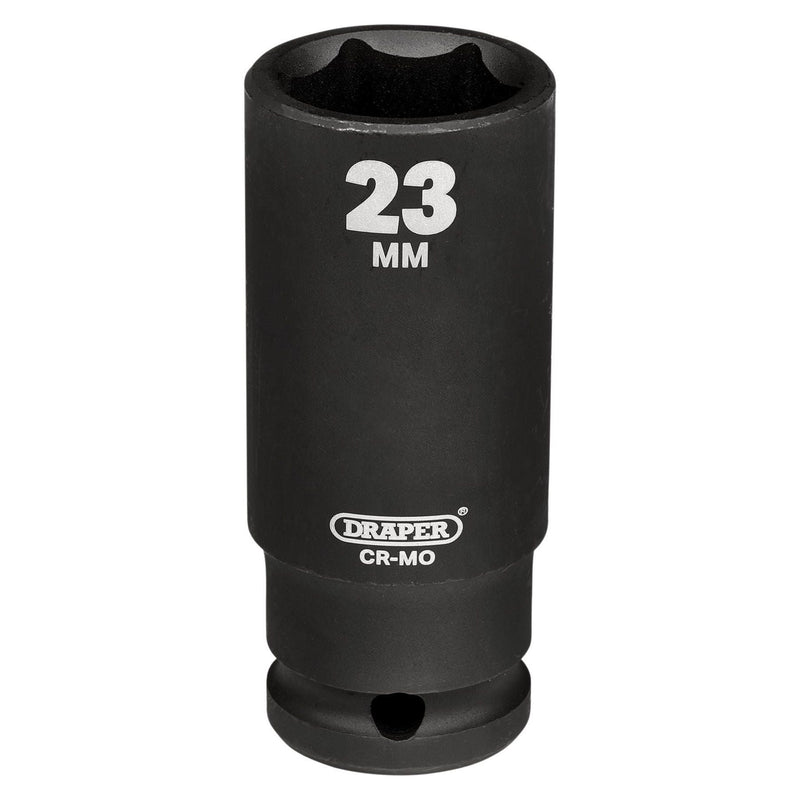 Draper Draper Hi-TORQ Deep Impact Socket, 1/2" Sq. Dr., 23mm Draper - Town Tools