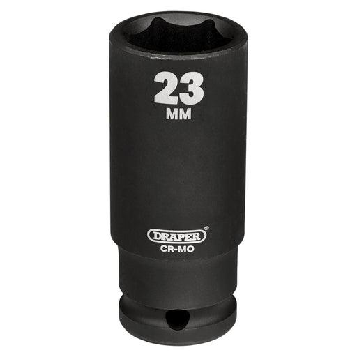 Draper Draper Hi-TORQ Deep Impact Socket, 1/2" Sq. Dr., 23mm Draper - Town Tools