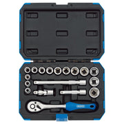 Draper Metric Socket Set, 3/8" Sq. Dr. (18 Piece) 16359 Draper - Town Tools 