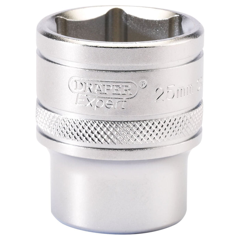 Draper 6 Point Metric Socket, 1/2" Sq. Dr., 25mm 16616 Draper - Town Tools 