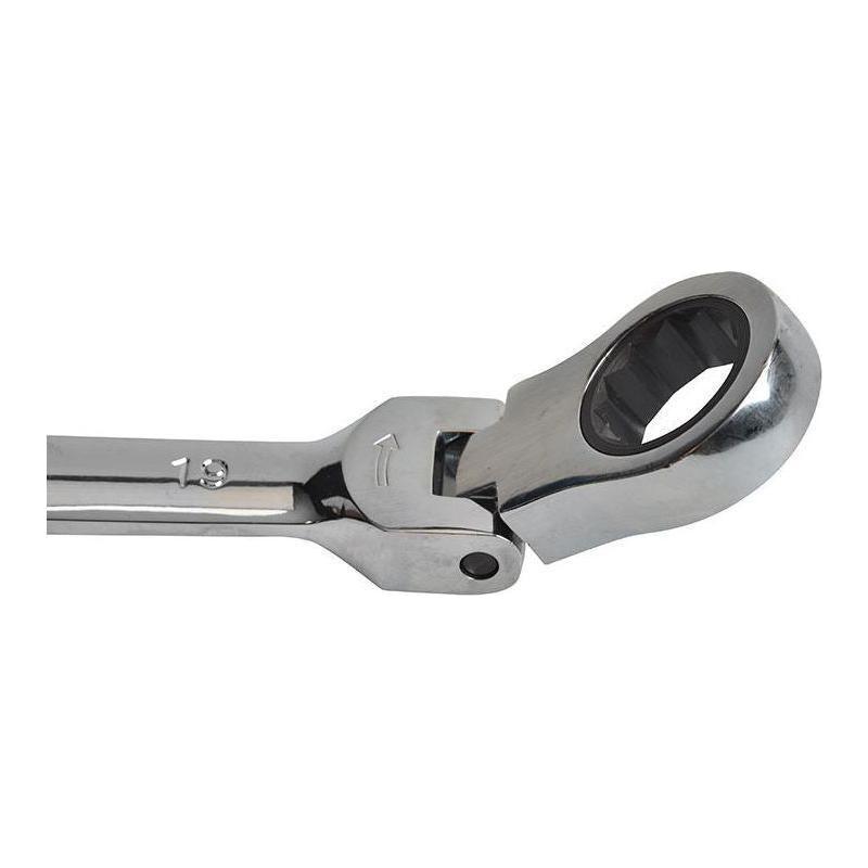 Faithfull Ratchet Combination Spanner Flex Head CV 11mm Faithfull - RockBottom Northampton