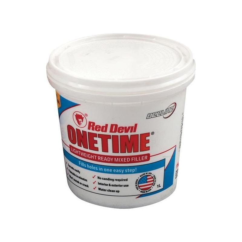 Stanley® Hand Tools Red Devil Onetime® Filler 1 litre STANLEY® Hand Tools - RockBottom Nothampton