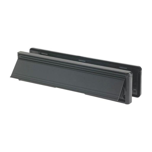Yale Locks Letter Plate Black (Visi-Packed) 300mm (12in) Yale Locks - RockBottom Northampton