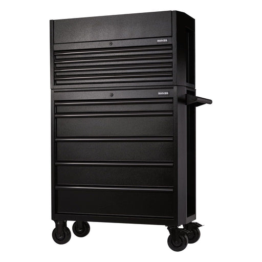 Draper Bunker 9 Drawer Combined Roller Cabinet and Tool Chest, 36", Black Draper - Town Tools