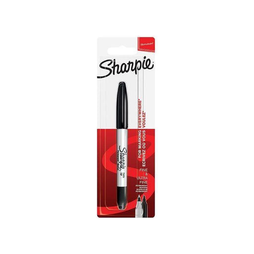 Sharpie® Twin Tip Permanent Marker Black Sharpie® - RockBottom Nothampton