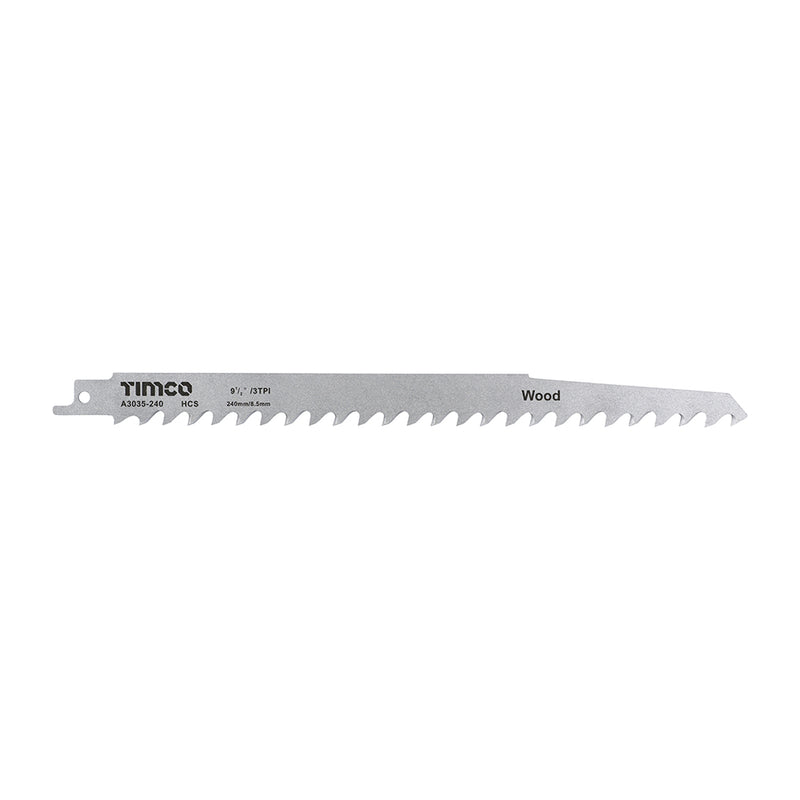 TIMCO Reciprocating Saw Blades Wood Cutting High Carbon Steel