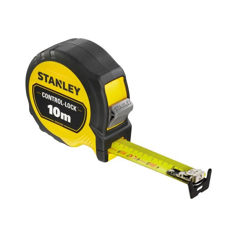 Stanley® Hand Tools CONTROL-LOCK™ Pocket Tape 10m (Width 25mm) (Metric only) STANLEY® Hand Tools - RockBottom Nothampton