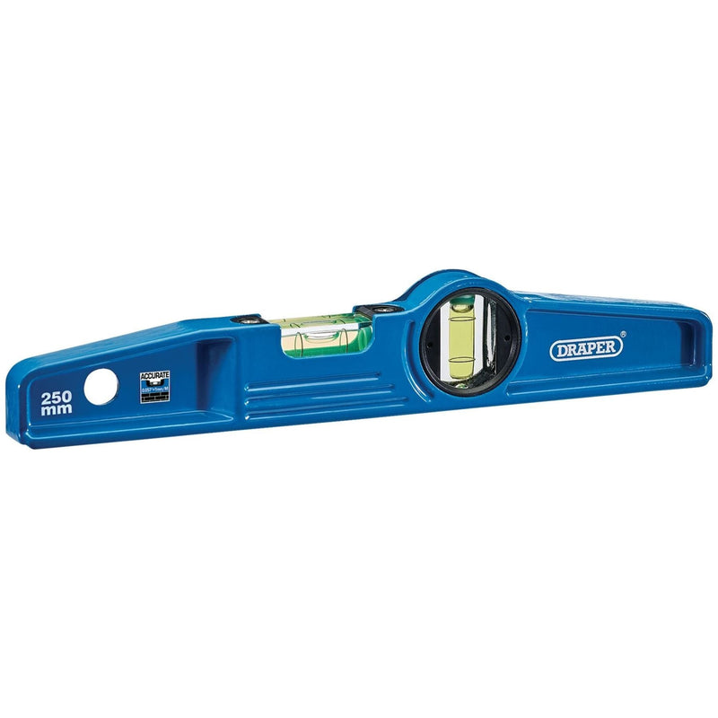 Draper Cast Boat Level, 250mm, Blue 93993 Draper - Town Tools 