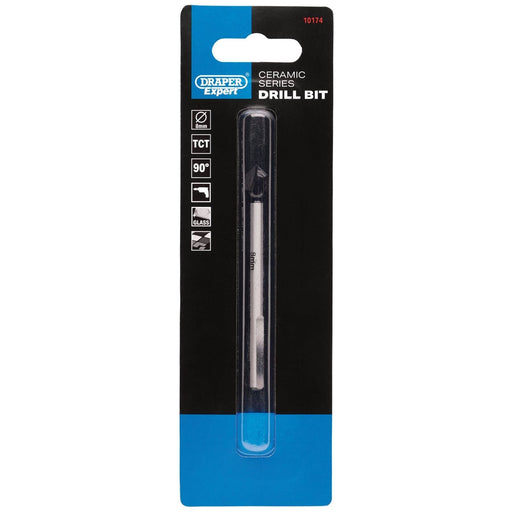 Draper Draper Expert TCT Ceramic Drill Bit, 8mm x 80mm Draper - Town Tools