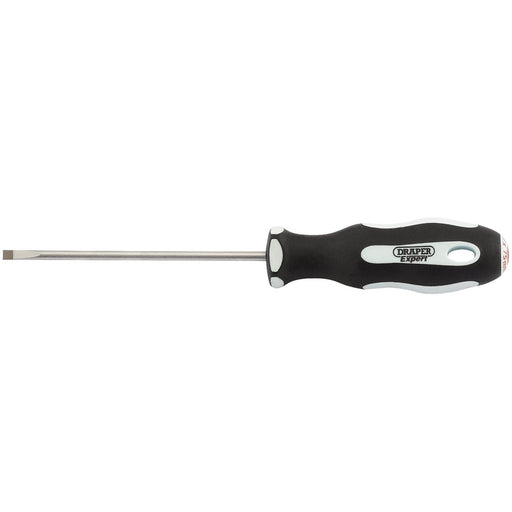 Draper Plain Slot Soft Grip Parallel Tip Screwdriver, 3 x 75mm Draper - Town Tools
