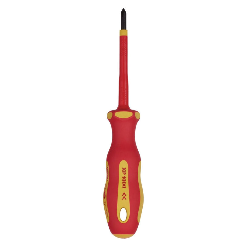 Draper XP1000 VDE Cross Slot Screwdriver, No.1 x 80mm 64429 Draper - Town Tools 