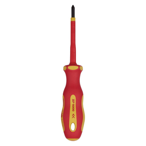 Draper XP1000 VDE Cross Slot Screwdriver, No.1 x 80mm 64429 Draper - Town Tools 