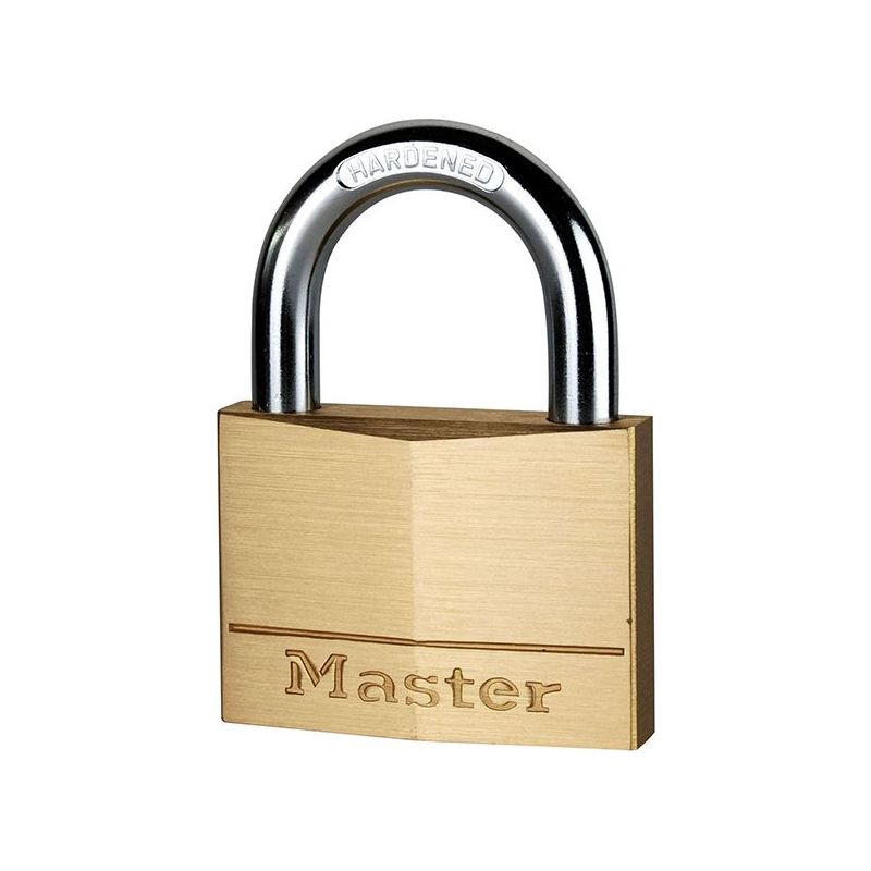 Master Lock Solid Brass 60mm Padlock 5-Pin Master Lock - RockBottom Northampton