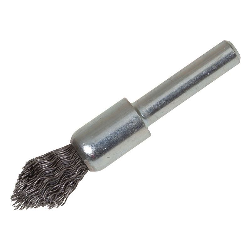 Lessmann Pointed End Brush with Shank 12/60 x 20mm, 0.30 Steel Wire Lessmann - RockBottom Northampton