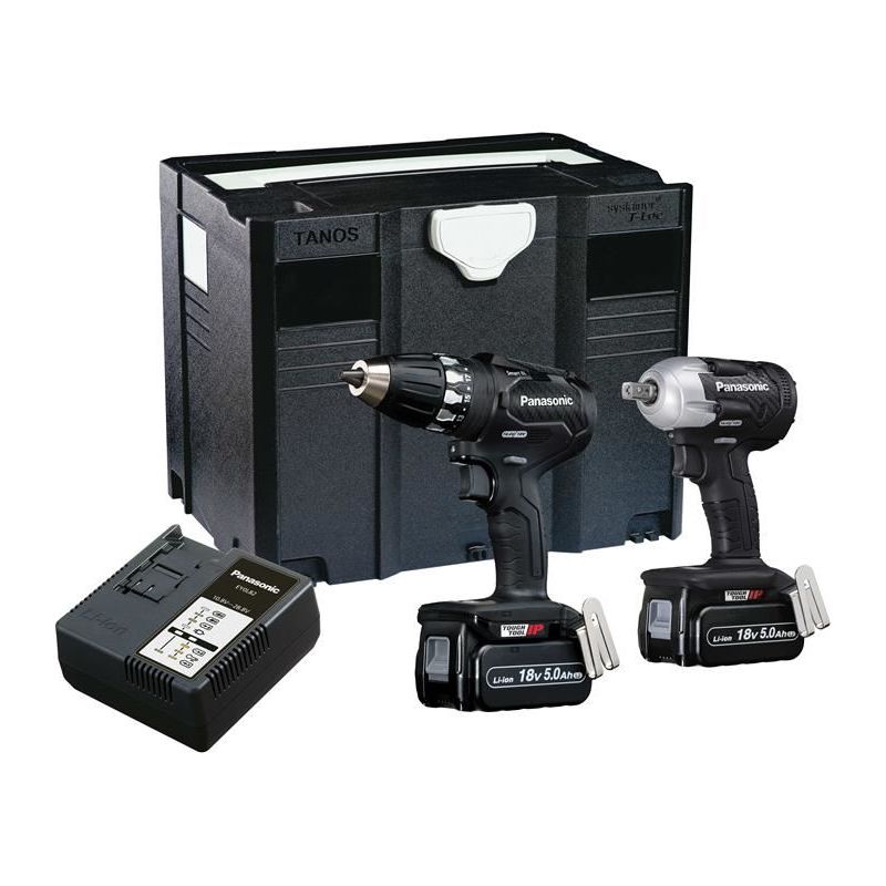 Panasonic EYC232LJ Twin Pack 18V 2 x 5.0Ah Li-ion Panasonic - RockBottom Nothampton