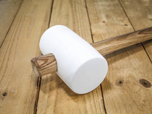 Faithfull FSC White Rubber Mallet 24oz Faithfull - RockBottom Northampton