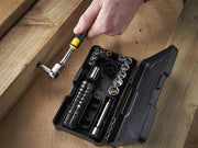 STANLEY Hand Tools 1/4in Compact Socket Set, 37 Piece STANLEY� Hand Tools - RockBottom Nothampton