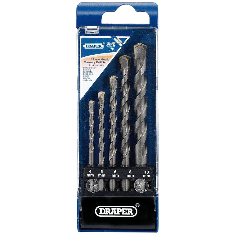 Draper Metric Masonry Drill Set (5 Piece) 24909 Draper - Town Tools 