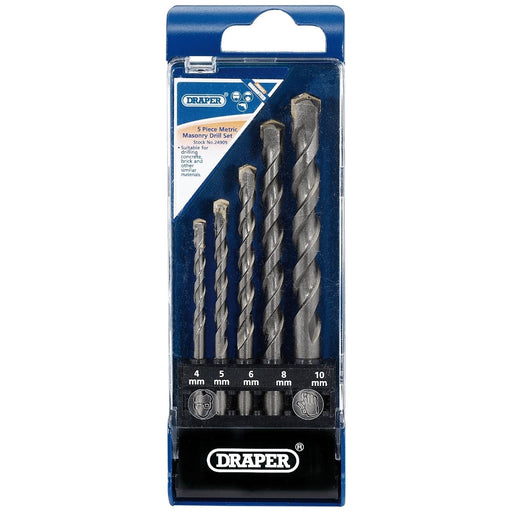 Draper Metric Masonry Drill Set (5 Piece) 24909 Draper - Town Tools 