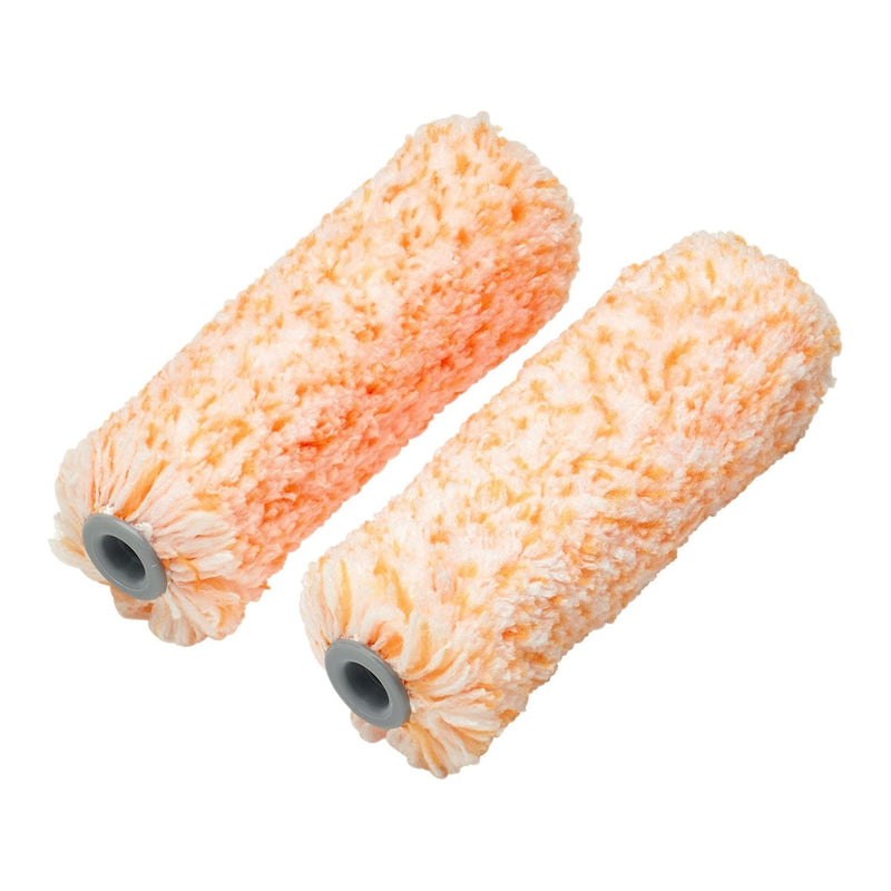 Draper Medium Pile Microfibre Roller Sleeves, 4"/100mm (Pack of 2) Draper - Town Tools