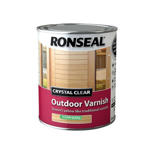 Ronseal Crystal Clear Outdoor Varnish Matt 2.5 litre Ronseal - RockBottom Nothampton
