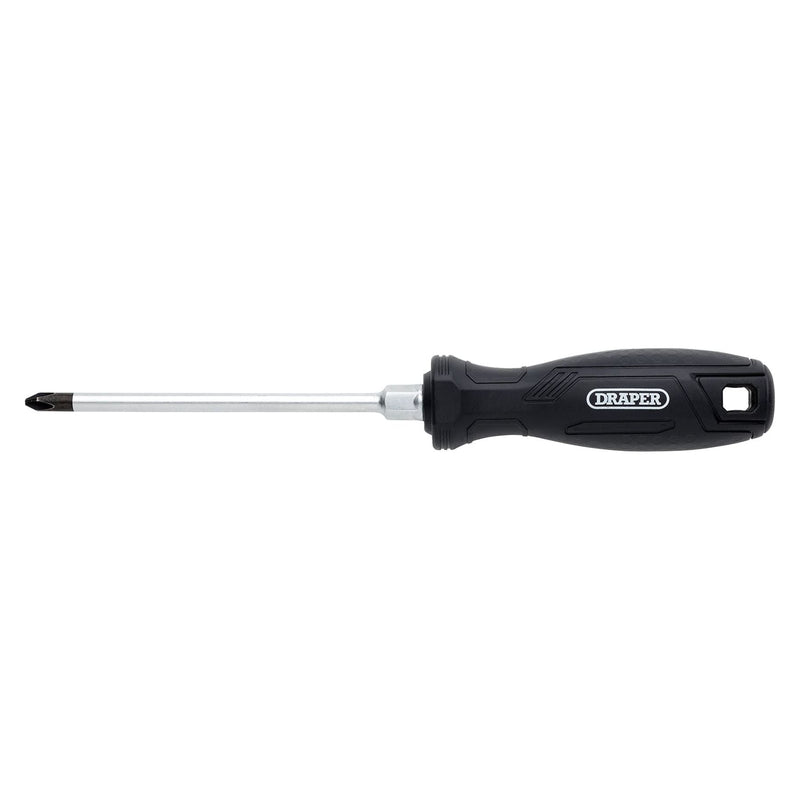 Draper Phillips Hard Grip Screwdriver, PH2 x 125mm Draper - Town Tools