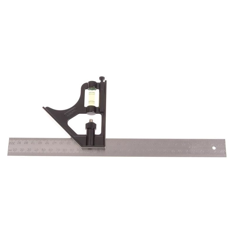 Stanley® Hand Tools Combination Metal Square 300mm (12in) STANLEY® Hand Tools - RockBottom Nothampton