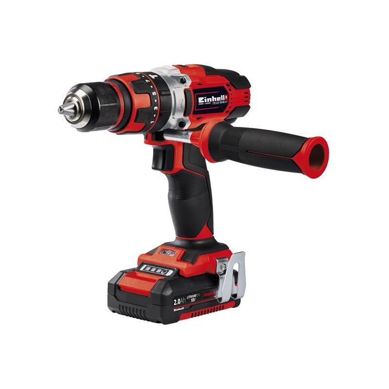 Einhell TE-CD 18/48 Li-i Power X-Change Impact Drill 18V 2 x 2.0Ah Li-ion Einhell - RockBottom Northamptin