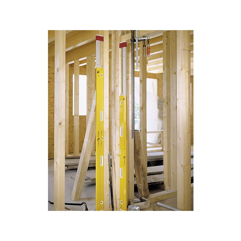 Stabila 106T-183 Extendable Spirit Level 3 Vial 183-315cm Stabila - RockBottom Nothampton