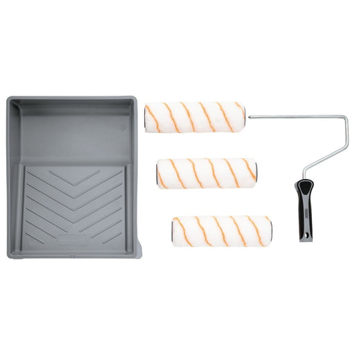 Draper Medium Pile Polyester Paint Roller Set with Soft Grip (5 Piece) Draper - Town Tools