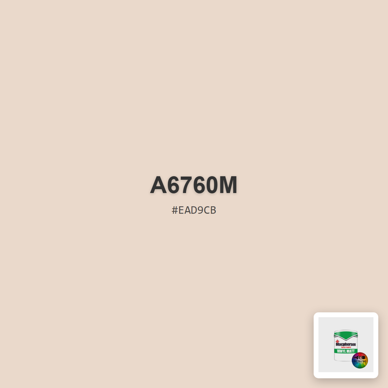 A6760M Colour Swatch