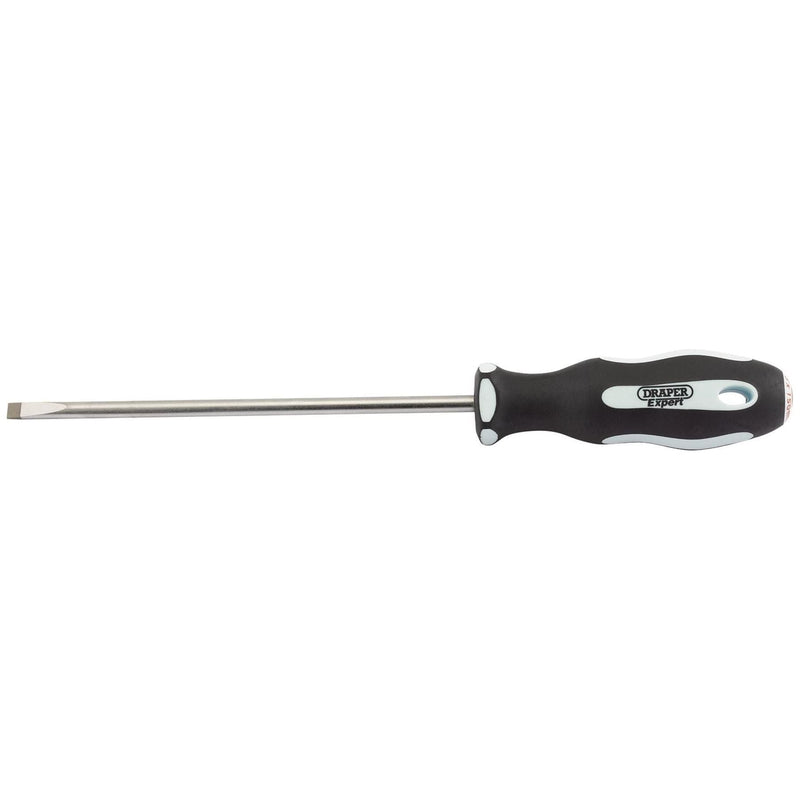 Draper Plain Slot Soft Grip Parallel Tip Screwdriver, 5.5 x 150mm Draper - Town Tools